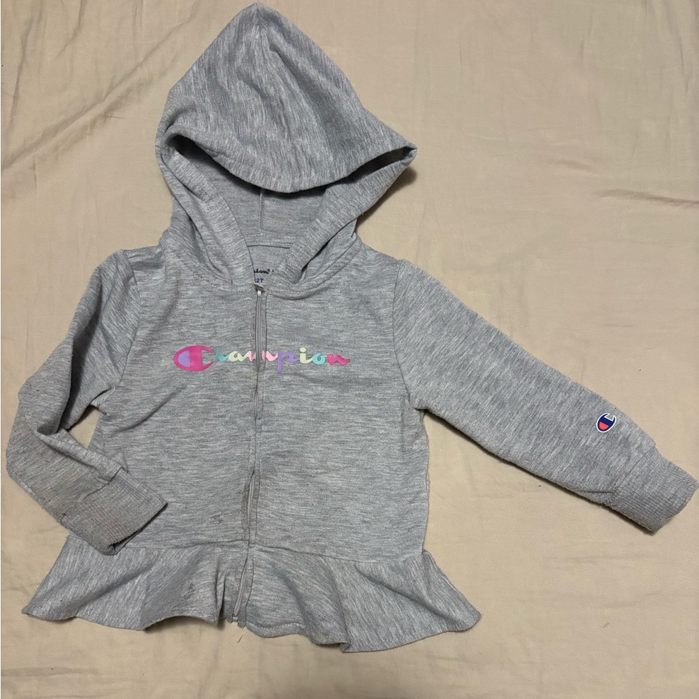 Champion Gray Sweatshirt Athletic Loungewear